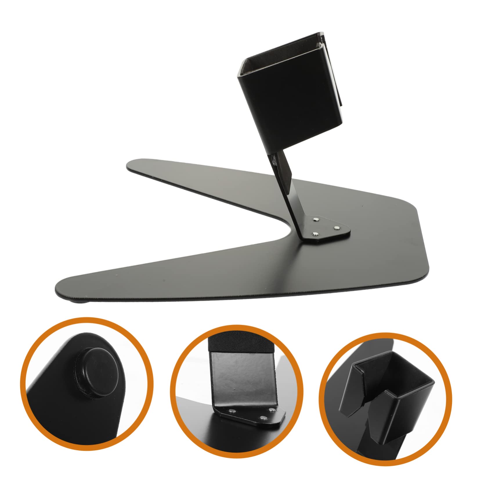 TOYANDONA Supporto Per Strumento Fiato Digitale in Ferro Supporto Da Tavolo Per Custodia Per Flauto Scaffale Per Riporre Oggetti Domestici Design Anti-scivolo Cuscinetto Flessibile Adatto Pe