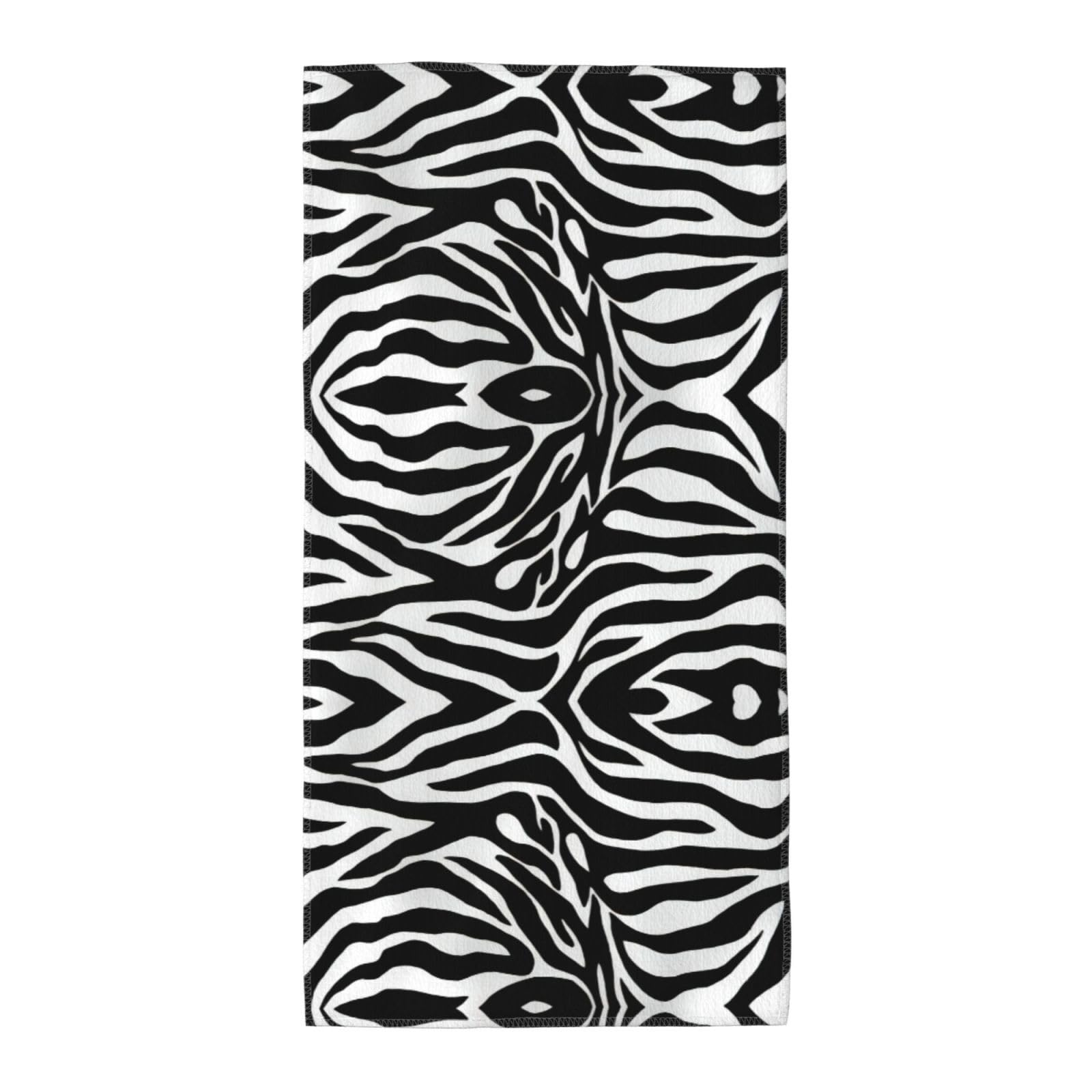 WYCZHY Zebra Print Printed Quick Dry Beach Towel For Camping Travel Vacation