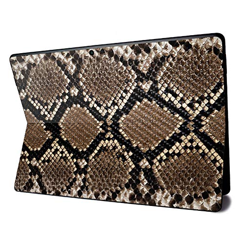 Image of MightySkins Carbon Fiber Skin for Microsoft Surface Pro X - Rattler | Textured Carbon Fiber Finish | Easy to Apply, Remove, and Change Styles | Made in The USA