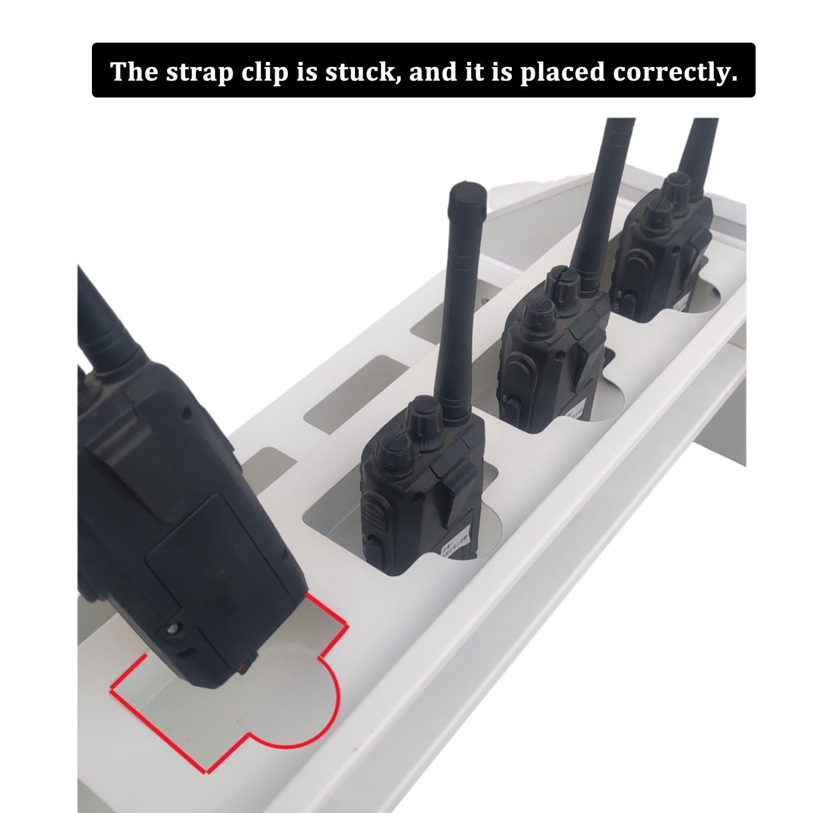 Générique Support de Talkie-walkie de Bureau avec Base de Chargement