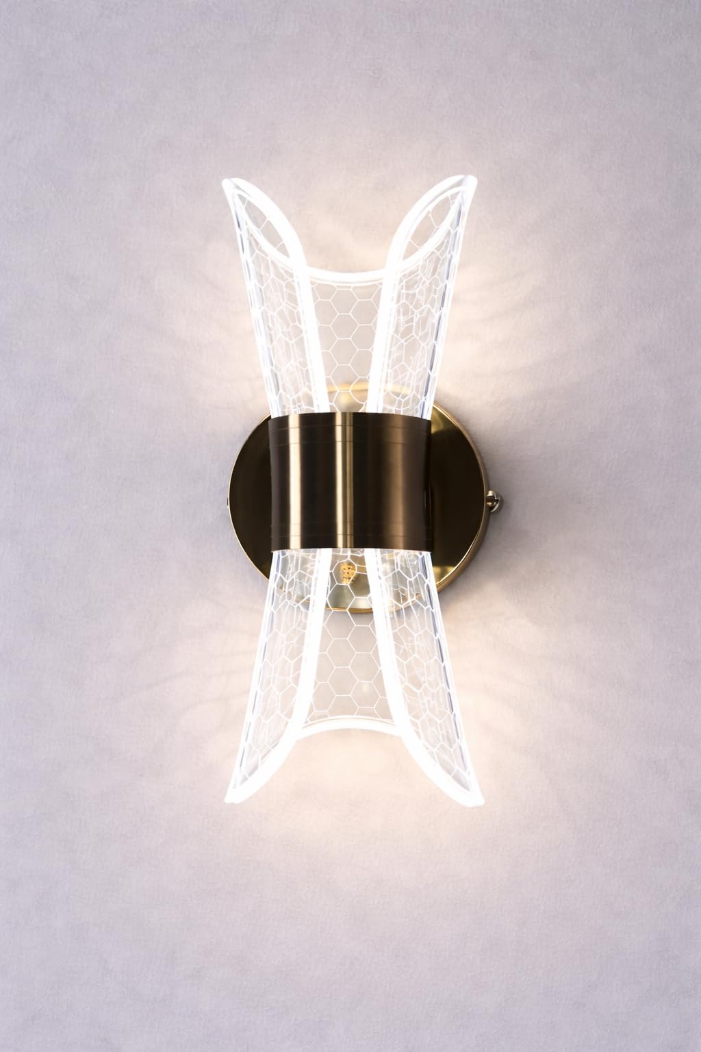Blissbells Modern LED Wall Light - Golden Design -6