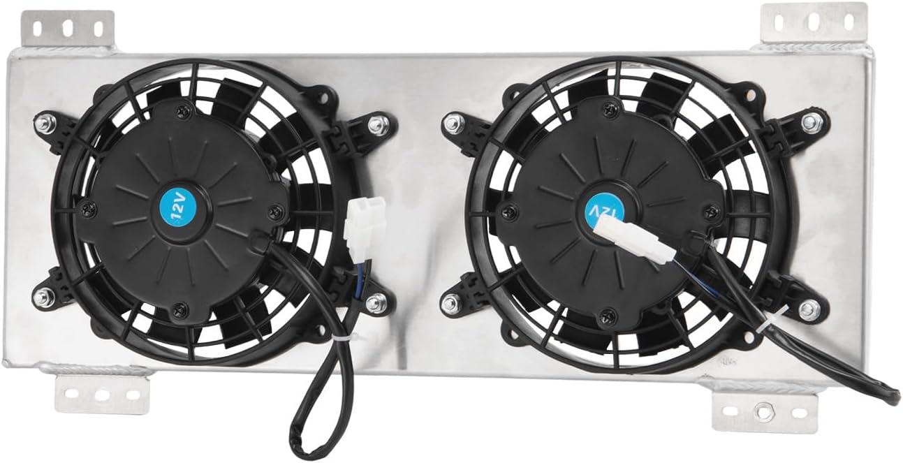 Aluminum Shroud W/ 120W Fan For Tru-Cool 40,000 40k GVW Transmission Oil Cooler Automotive Replacement Shroud Fan