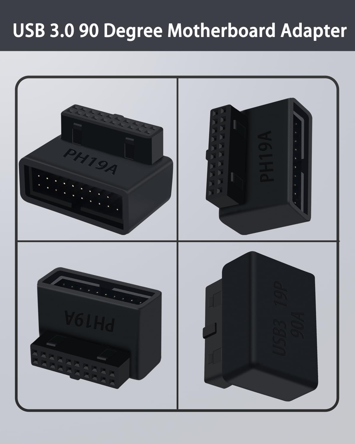 Adaptador OTG De 90 Grados Adaptador USB Macho A USB Hembra De Alta