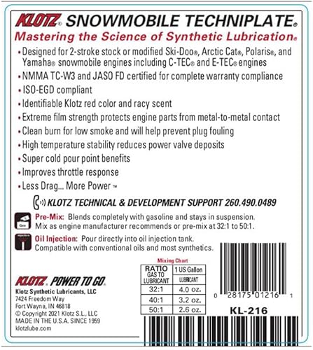 Miniatura 7 de Estuche de cadena Lube Fórmula de grafito negro, 12 onzas