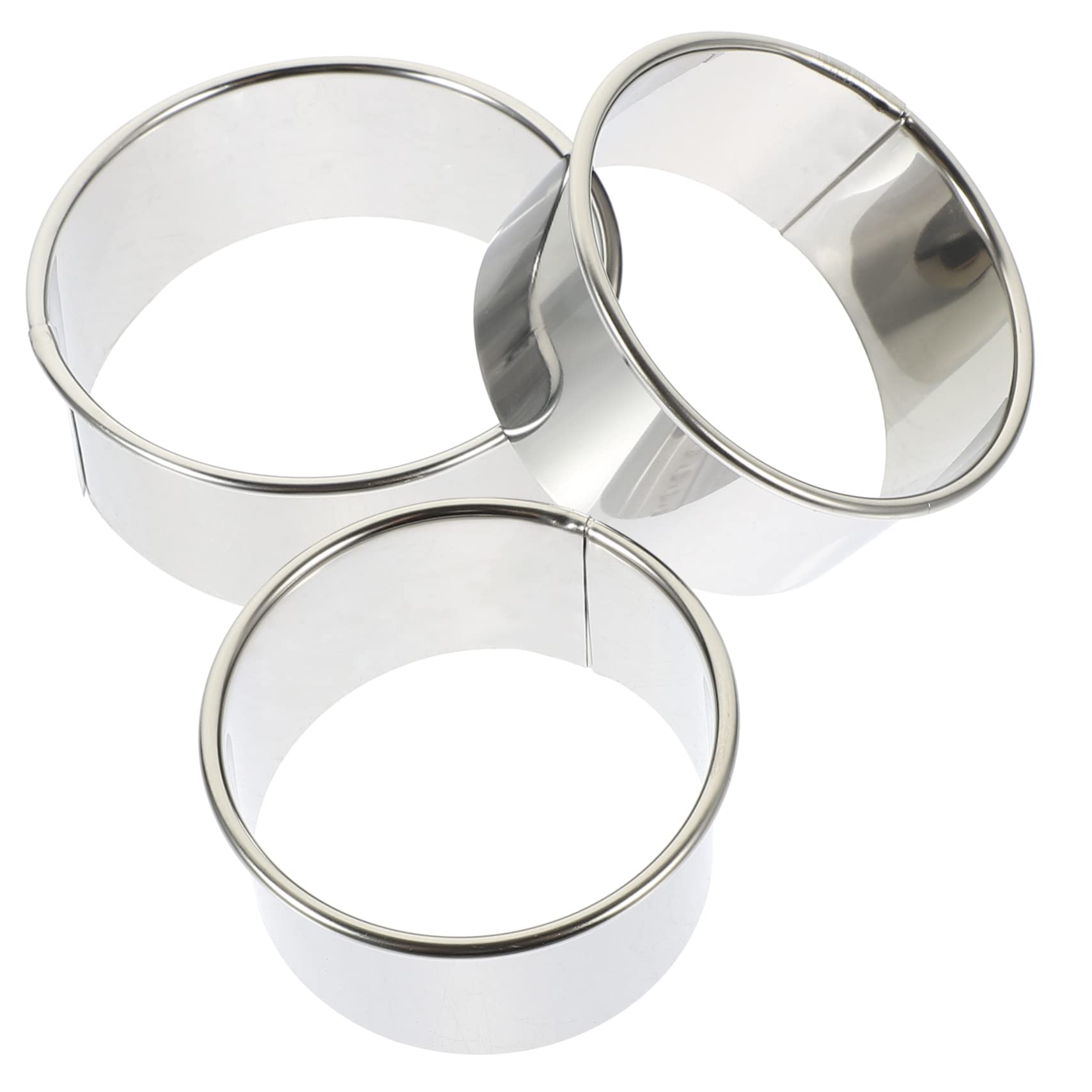 Ciieeo 1set Dumpling Wrappers Maker Stainless Steel Dumpling Wrapper Mold for Home Kitchen and Restaurant Press Cutter