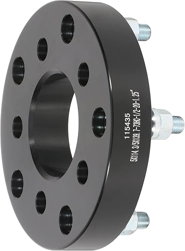Miniatura 7 de 4 adaptadores de rueda de 1.25 pulgadas, 5x4.5 a 5x5.5, 5 lengüetas, tamaño de rosca de 1/2 pulgadas, compatible con adaptador de rueda Bronco 82-90