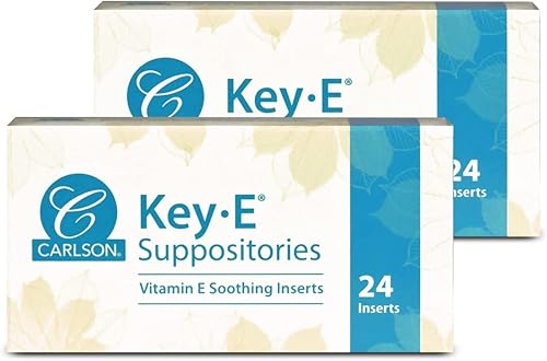 Carlson Key-E Suppositories Vitamina E 1