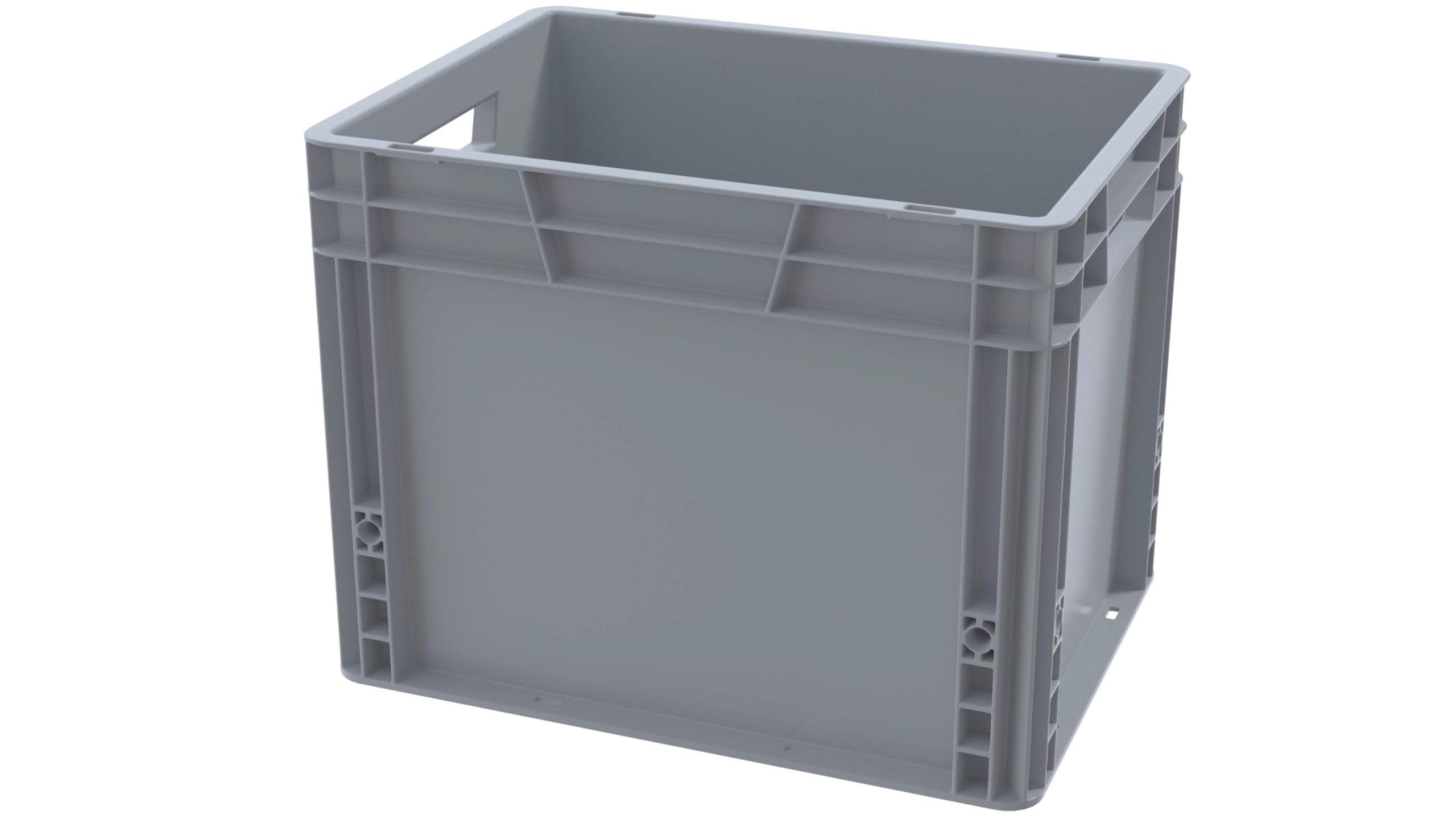 Solent Plastics Recycled Plastic ECO Euro Plastic Stacking Industrial Storage Containers Boxes Crates! (30 Litre - 40 x 30 x 32cm)