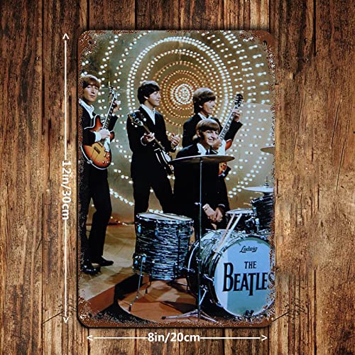 Poster sur toile Beatles Top of The Pops – Décoration murale – Pour salon, chambre à coucher – Style : 20 x 30 cm - Les Beatles, Paul McCartney, John Lennon, RIngo Starr, George Harrison Poster sur toile Beatles Top of The Pops - Décoration murale - Pour salon, chambre à coucher - Style : 20 x 30 cm – Image 3