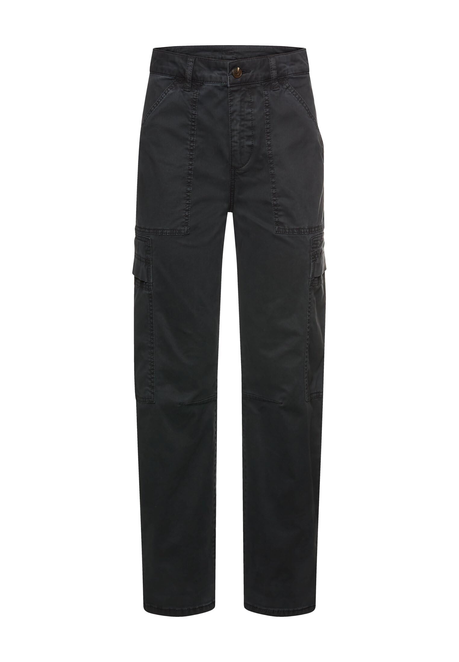 camel active Damen Cargo Hose aus Baumwollmix