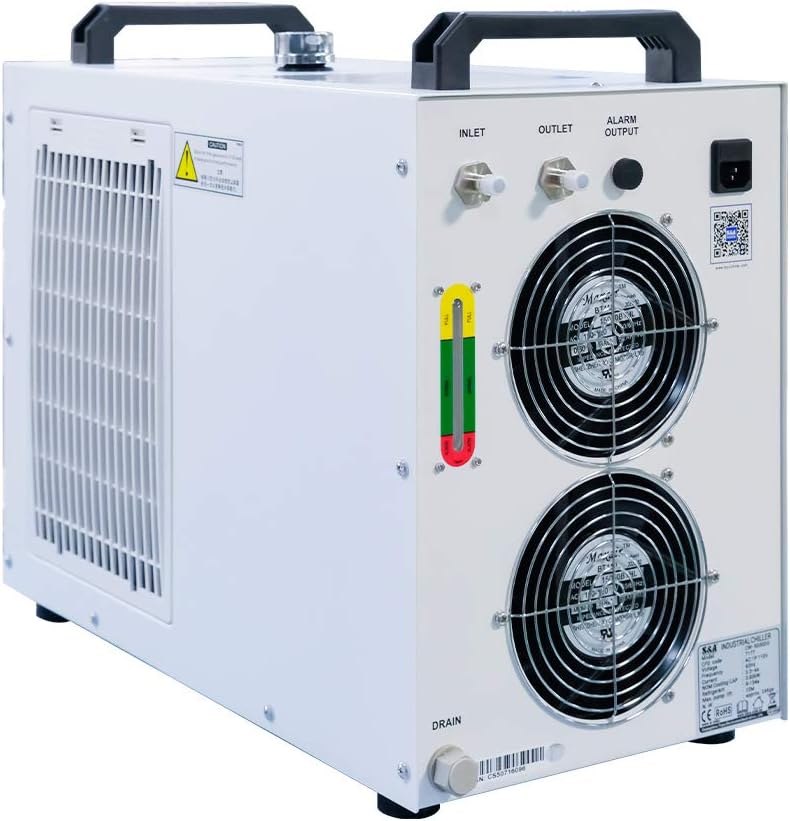 Genuine CW-5000DG S&A Water Chiller Water Cooling Machine for CO2 Laser Engraving Laser Cutter