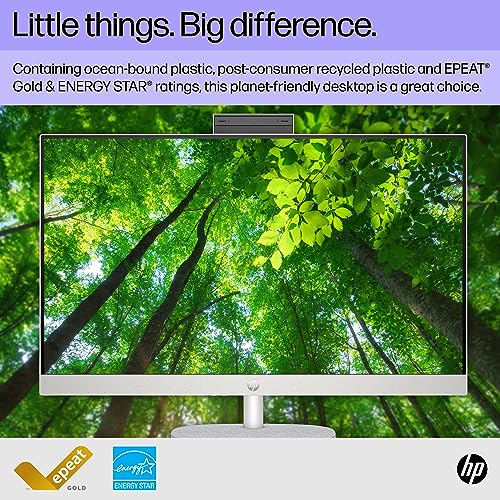 HP 27 inch All-in-One Desktop PC, FHD Display, 13th Generation Intel Core i7-1355U, 12 GB RAM, 512 GB SSD, Intel Iris Xe Graphics, Windows 11 Pro, 27-cr0082 (2023) by HP - Image 6