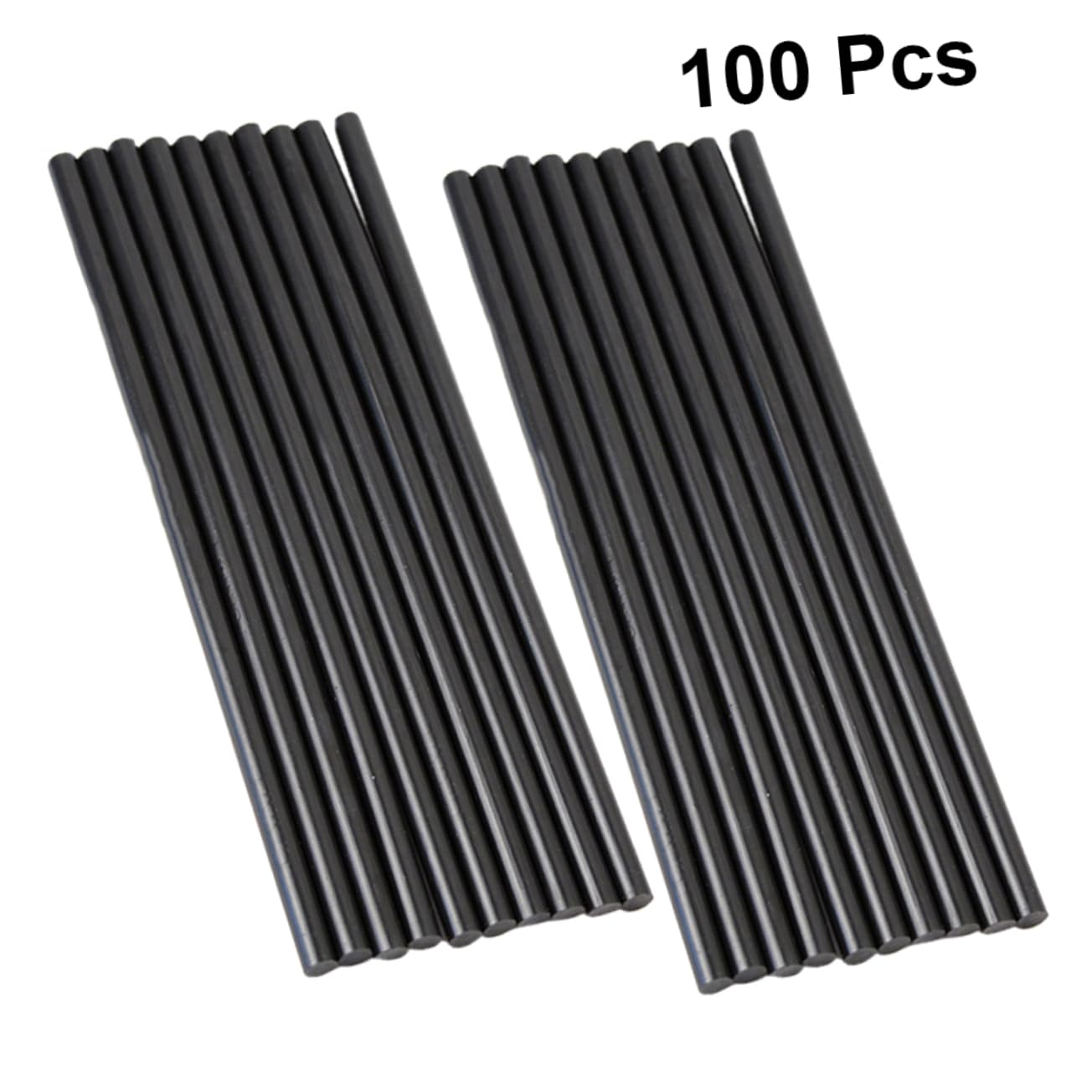 Schwarze Heißklebesticks 100 Stück aus Thermoplastharz