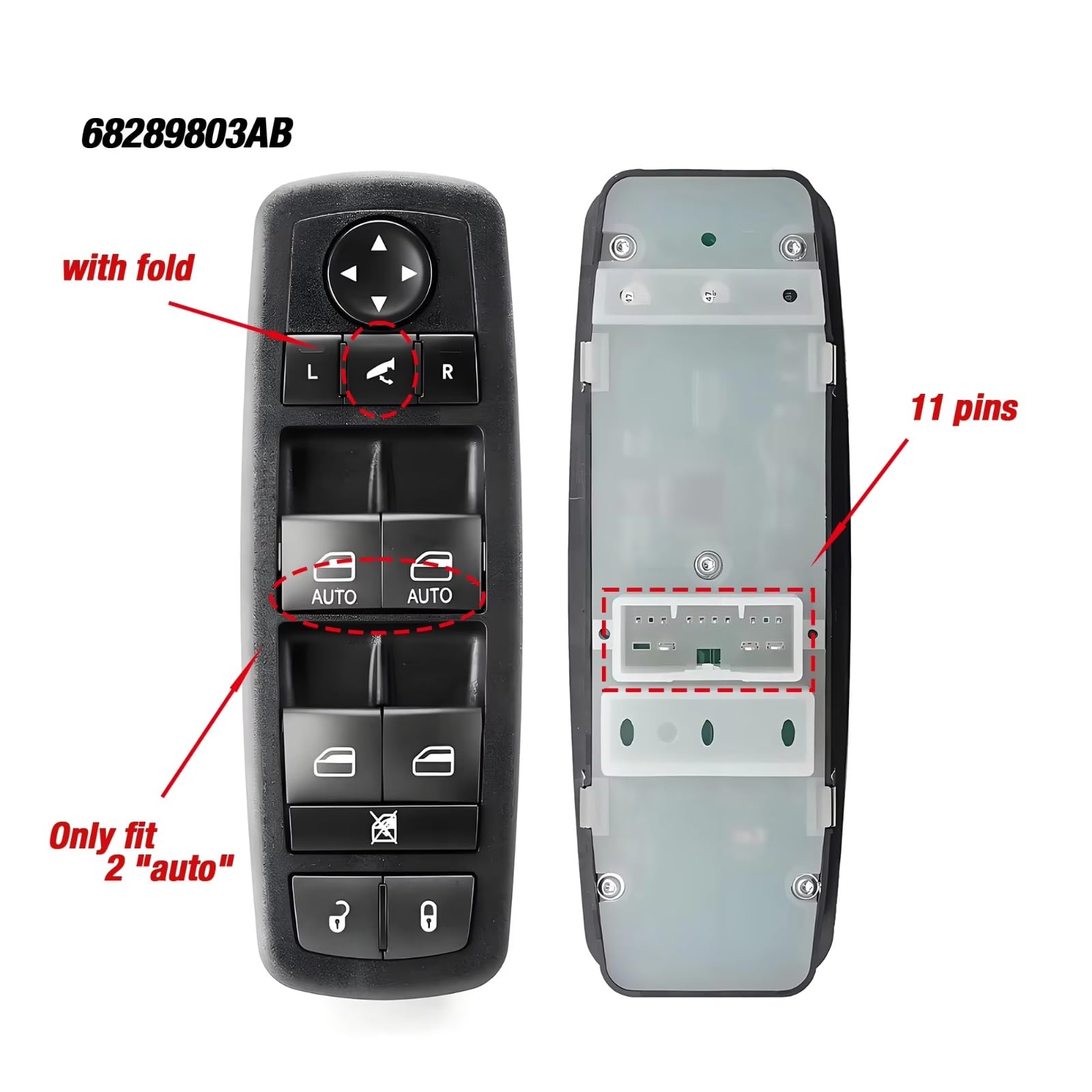 Interruptor de ventanilla Compatible Con Jeep Para Grand Para Cherokee