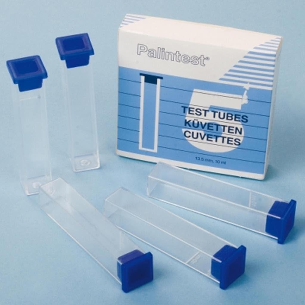 Palintest Swimming Pool Water Testing Equipment Plastic Square Test Tubes 10ml