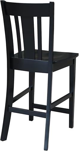 Miniatura 14 de International Concepts San Remo Taburete alto de bar, gris pardo lavado gris topo lavado,Espresso,Marrón,Beige,Negro -,Hickory/piedra