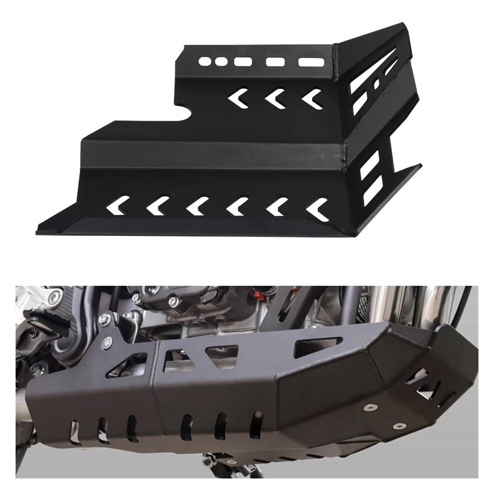 Piastra Paramotore/Protezione Sottoscocca Per Motore E Telaio Moto – Per CB500X (modelli 2019-2023) | Black