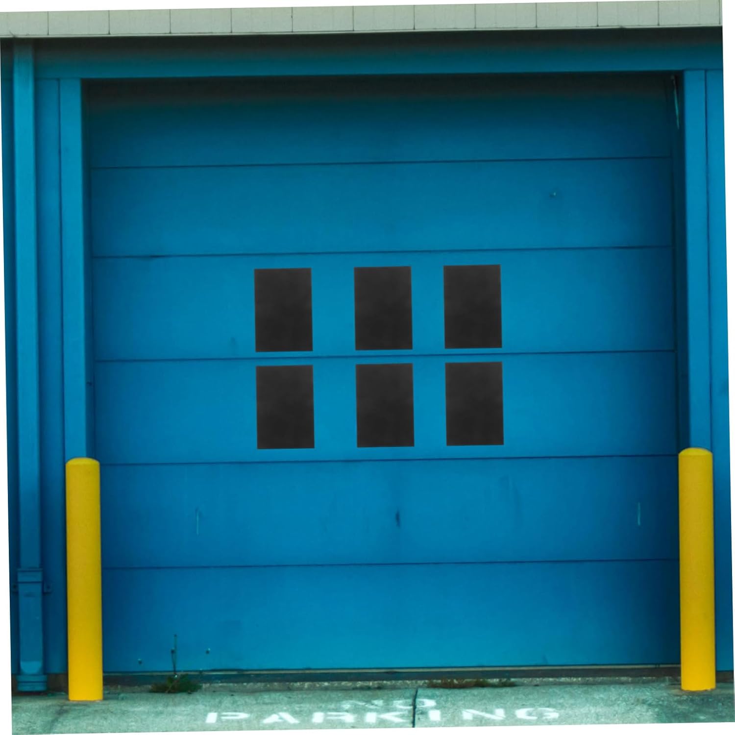 Gadpiparty 16pcs Decorative Magnetic Garage Door Windows Glossy Faux Window Panels for Enhanced Privacy and Style Easy to Install Fits Standard Garage Doors