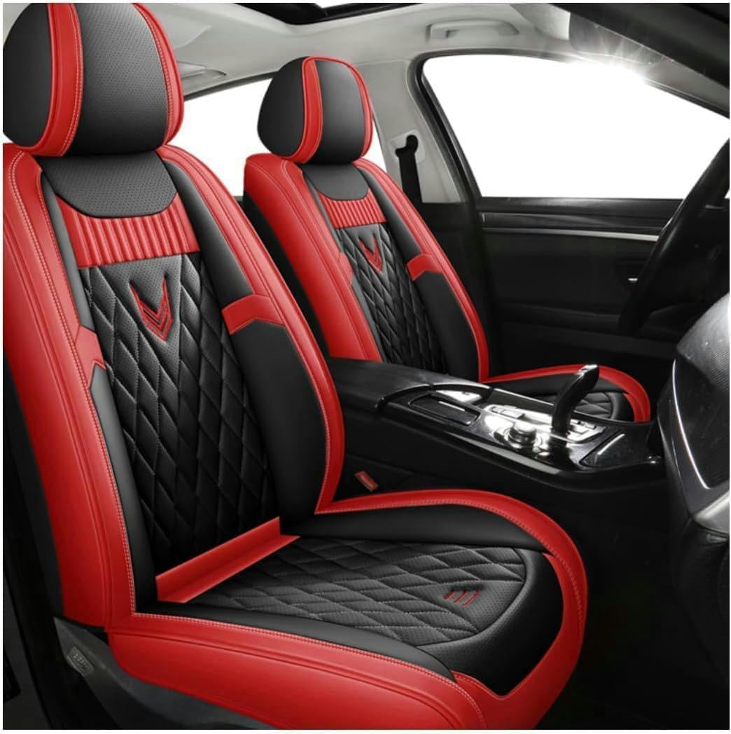 DENGFU Stoelhoezen voor de auto, universele set voor BMW Serie 3 GT F34 / F34 GT Tuning / F34 Tuning / 320I GT / 320 GT auto-accessoires, zwart-rood DENGFU Stoelhoezen voor de auto, universele set voor BMW Serie 3 GT F34 / F34 GT Tuning / F34 Tuning / 320I GT / 320 GT auto-accessoires, zwart-rood
