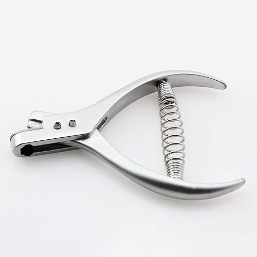 heyous Patrón de ropa DIY Notcher Diseñador Profesional Sastres Alicates de costura de acero inoxidable Punzón Marcador de patrones Cortador