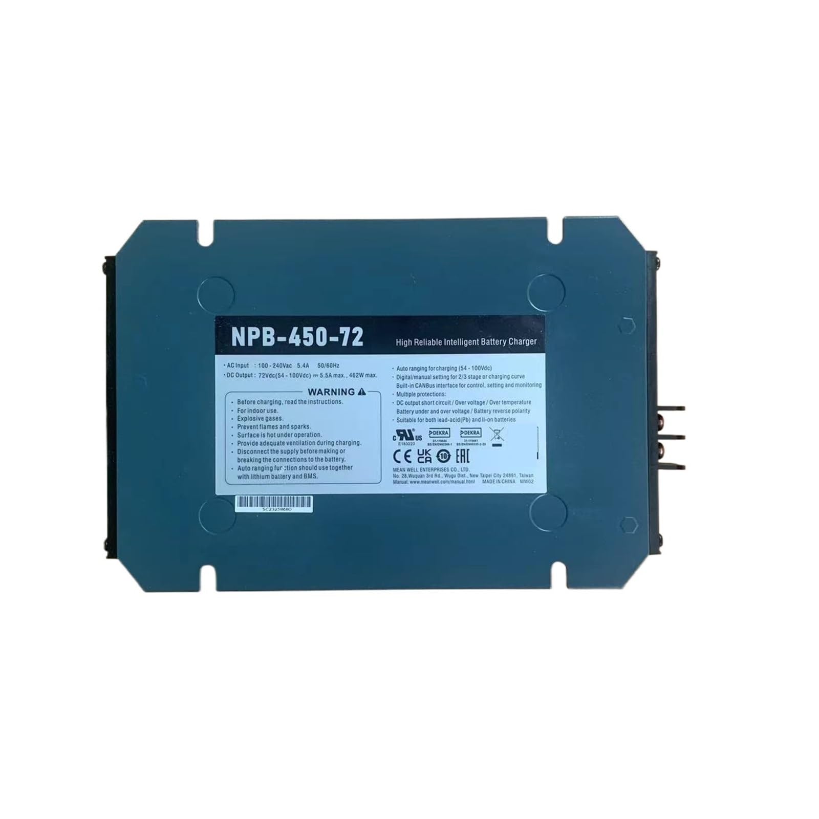 Onduleur sinusoïdal pur NTS-450-248CN avec sortie multi-tension réglable