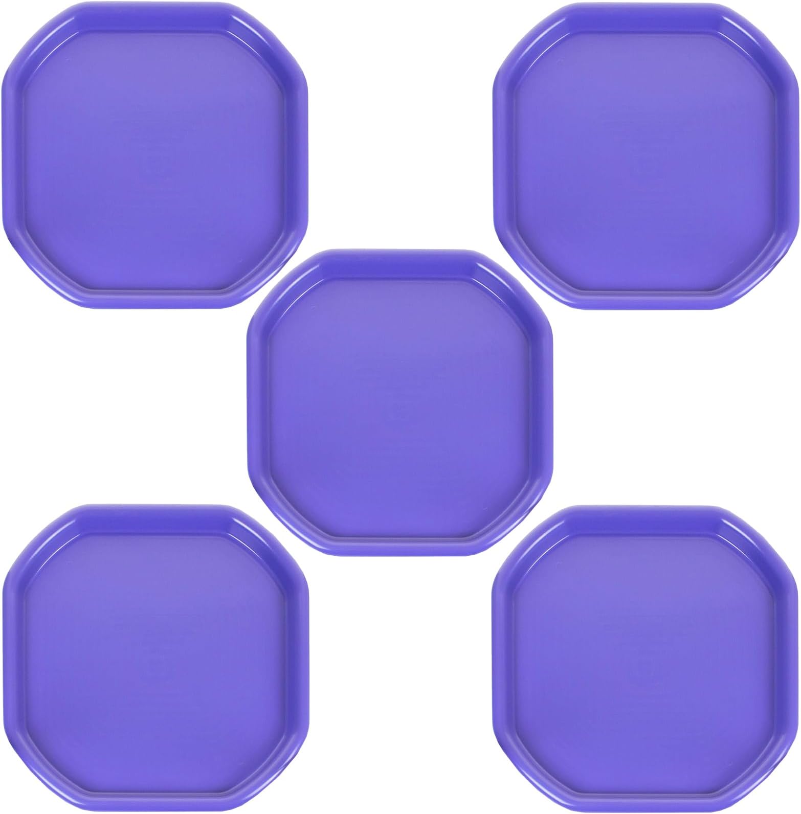 JMS we create smile Small Mixing Tray Colourful Tuff Trays Kids Sand Pit Play 70 cm Messy Play Tray Concrete and Mortar Mixing Tray (Qty - 5, Purple)