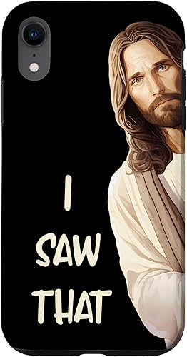 Miniatura 25 de iPhone 12/12 Pro Funny Jesus I Saw That Case