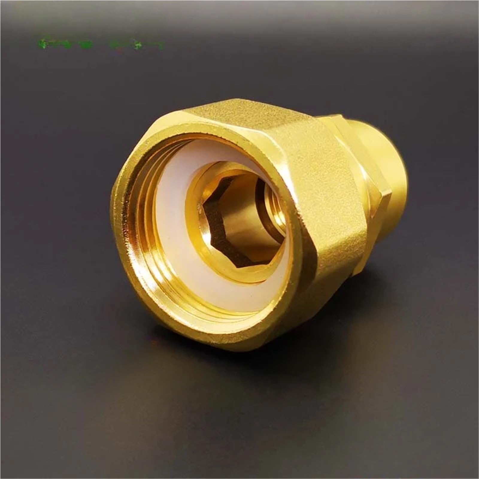 DN15 DN20 DN25 1/2" 3/4" 1" BSP Hembra Macho Unión Acoplador Adaptador Codo Latón Accesorio de Plomería Conector Hogar Jardín Agua(G1 FemalexG1 Male)