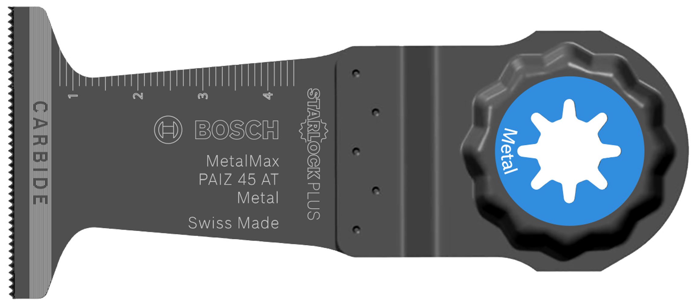 Bosch Lame plongeante Métal Max PAIZ 45 AT Starlock, Noir