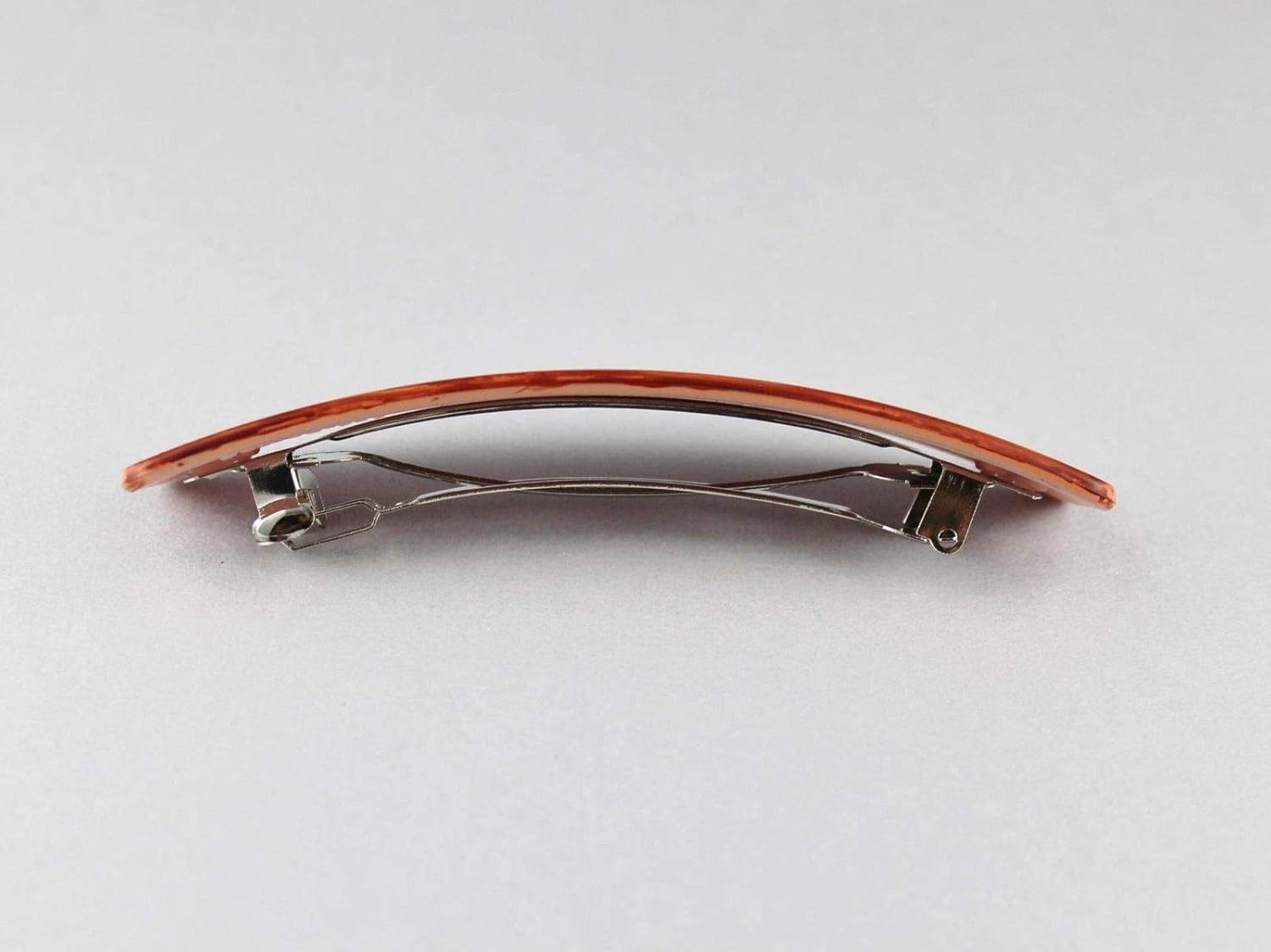 Copper Brown Huge Barrette Big Rectangle Barrette Hair Clip Accessory 4.5" Long Colored Hair Clips for Women