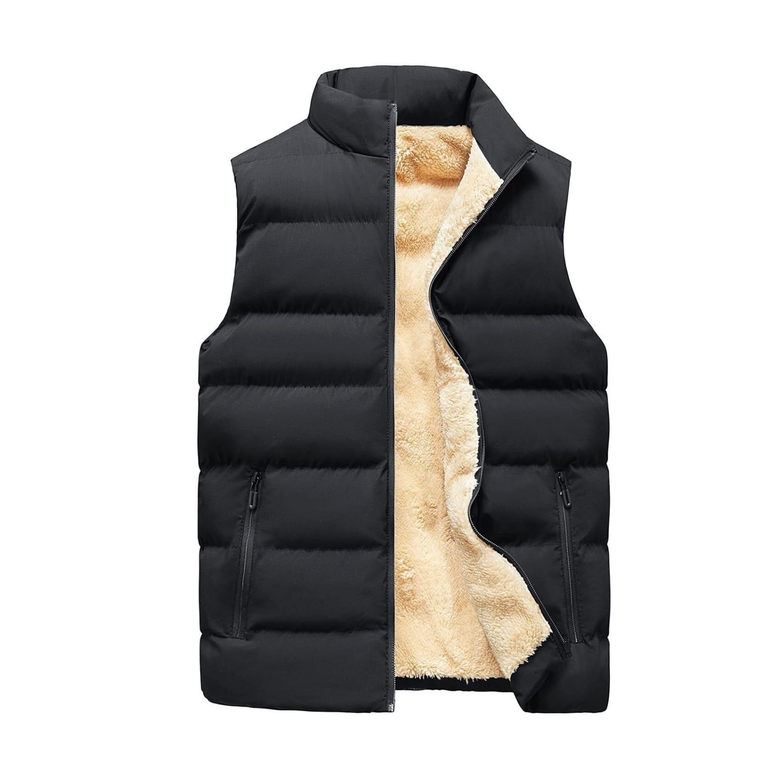 Ciepła Kamizelka Outdoorowa Zimowa Ocieplana Kamizelka Pikowana Lekka Odzież Wierzchnia Ciepłe Kurtki Bez Rękawów Bodywarmer