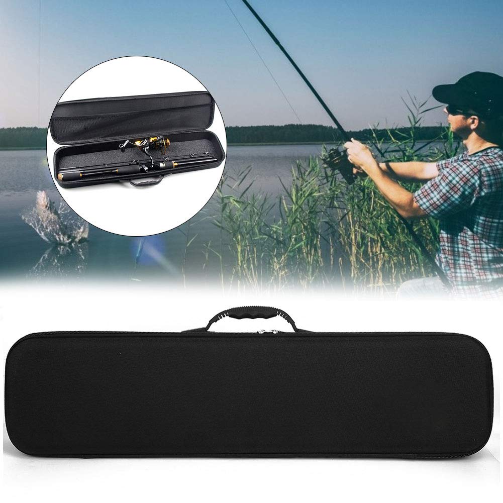 Bewinner Funda de Caña de Pescar EVA Impermeable, Organizador de Equipo