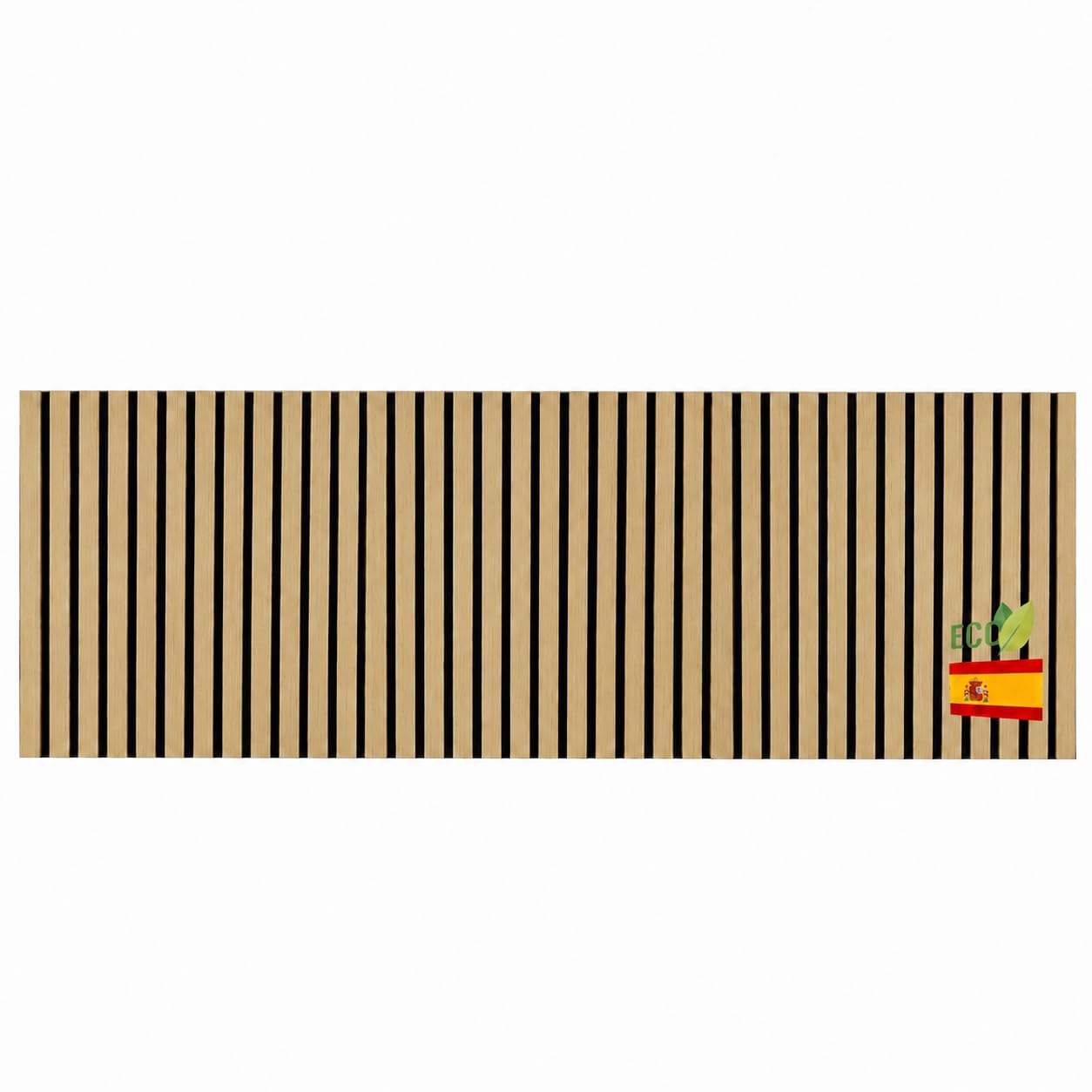 3 Piezas Componen 1 Cabecero de Cama + 12 Tornillos | Cabecero Cama con 2 Posiciones de instalacion | Cabecero Listones Madera | Cabeceros de Madera | Color Tinte Blanco