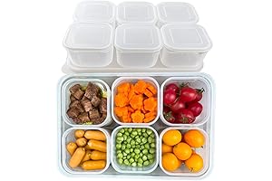 Pizza Topping Organizer: Airtight, Stackable Food Containers for Fresh Toppings