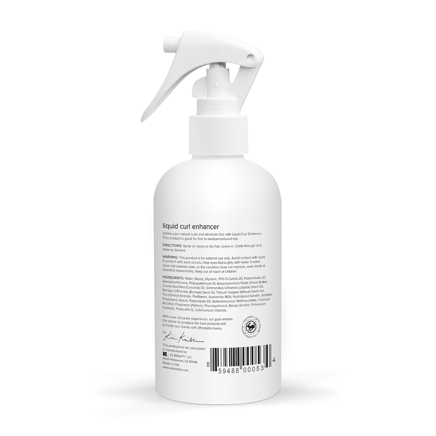 Liquid Curl Enhancer: Defines, Shapes & Hydrates for Soft, Frizz-Free Curls, 8 Fl. Oz. / 237 ml - Image 2
