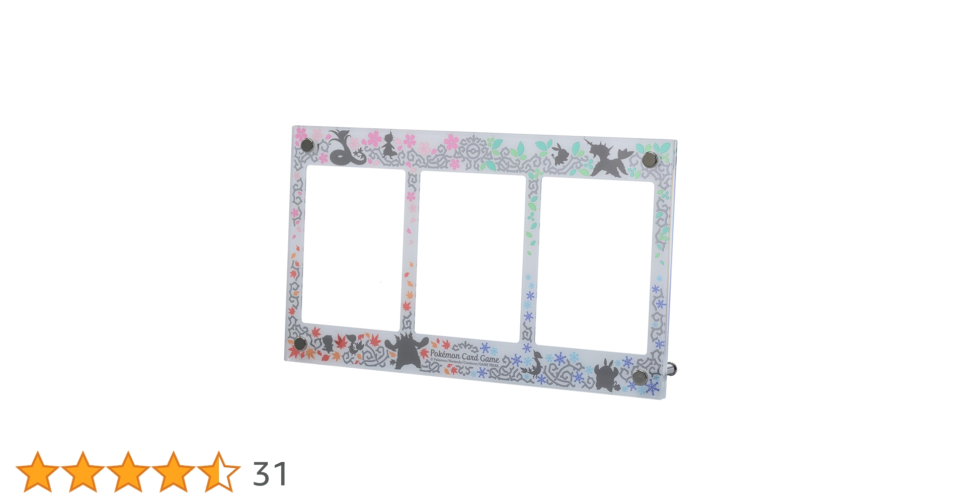 ポケモンカードゲーム ３連ディスプレイフレーム 進化の軌跡 御三家3枚セット Amazon | ポケモンセンターオリジナル ポケモンカードゲーム 3連