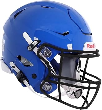 2026 Riddell SpeedFlex Youth w/Black SF-2BD Facemask + US Helmet Flag Decal - Green Gridiron