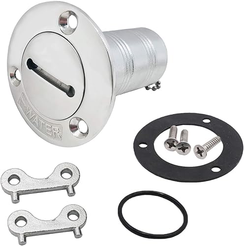 Vista 30 de SHENGHUISS Boat Water/Diesel/Gas/Fuel Deck Fill/Filler 1-1/2 Inch(38mm) with Keyless Cap 316 Stainless Steel Boat Deck Hardware for Boat, Yacht