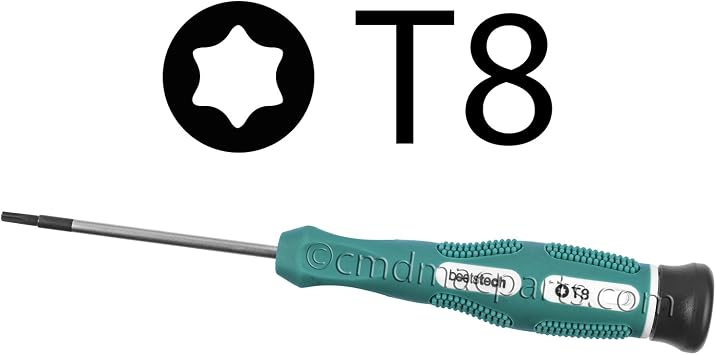 Odyson - Torx T8 Screwdriver with Premium Handle & Swivel Top Cap