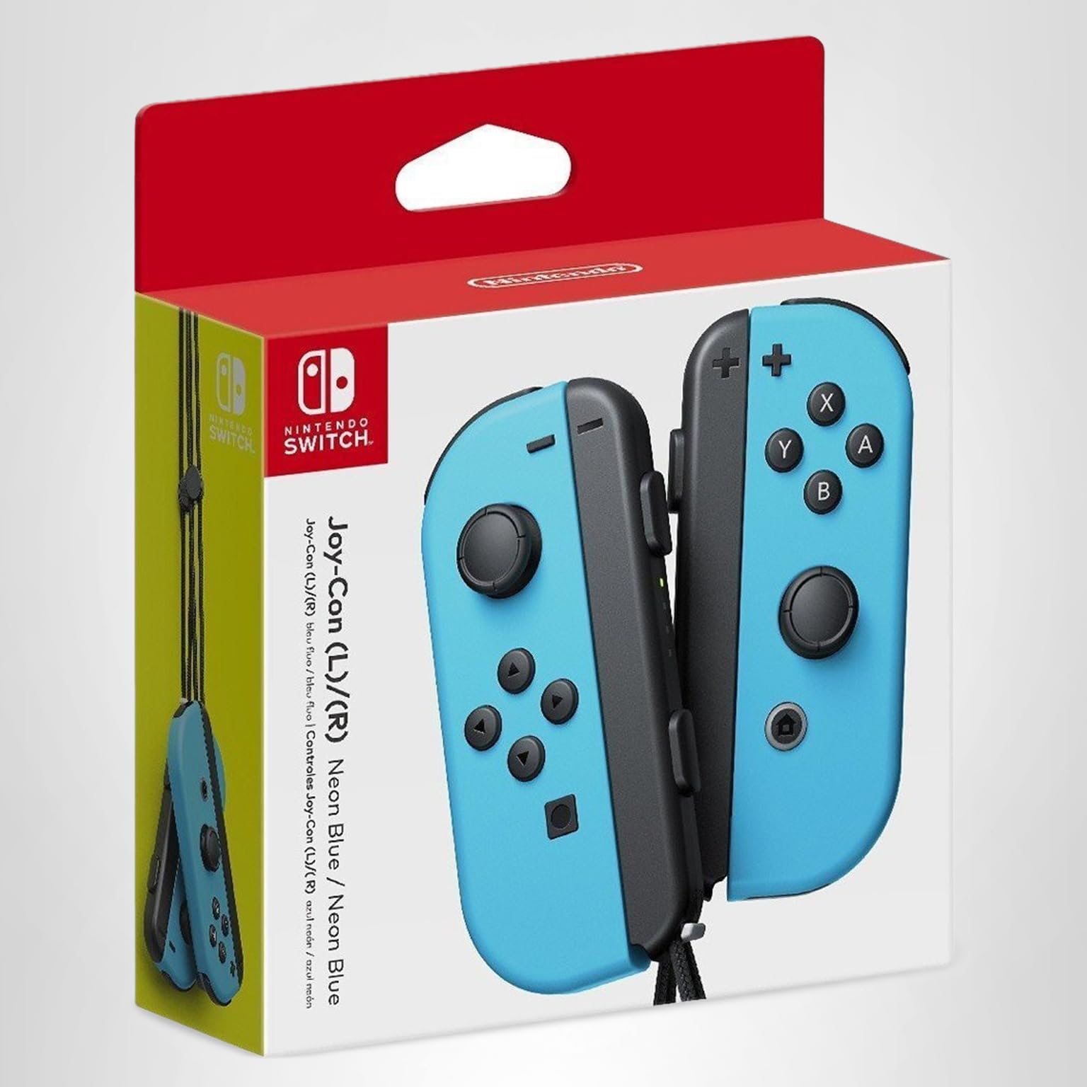 Nintendo Switch Joy-Con(L) ネオンブルー/(R) Amazon.com: Nintendo Blue/Neon Yellow Joy-Con (L-R) - Switch