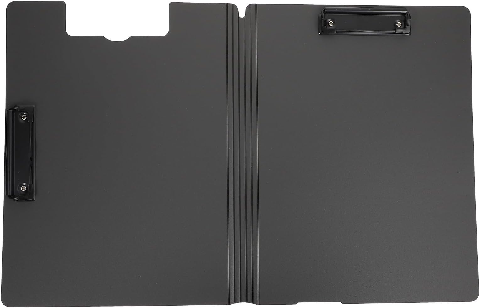 Vertical File Folder Clipboard with Dual Clips, Emerald Writing Tablet Document Holder for Office and School, Sturdy File Holder Writing Pad for Paperwork and Forms