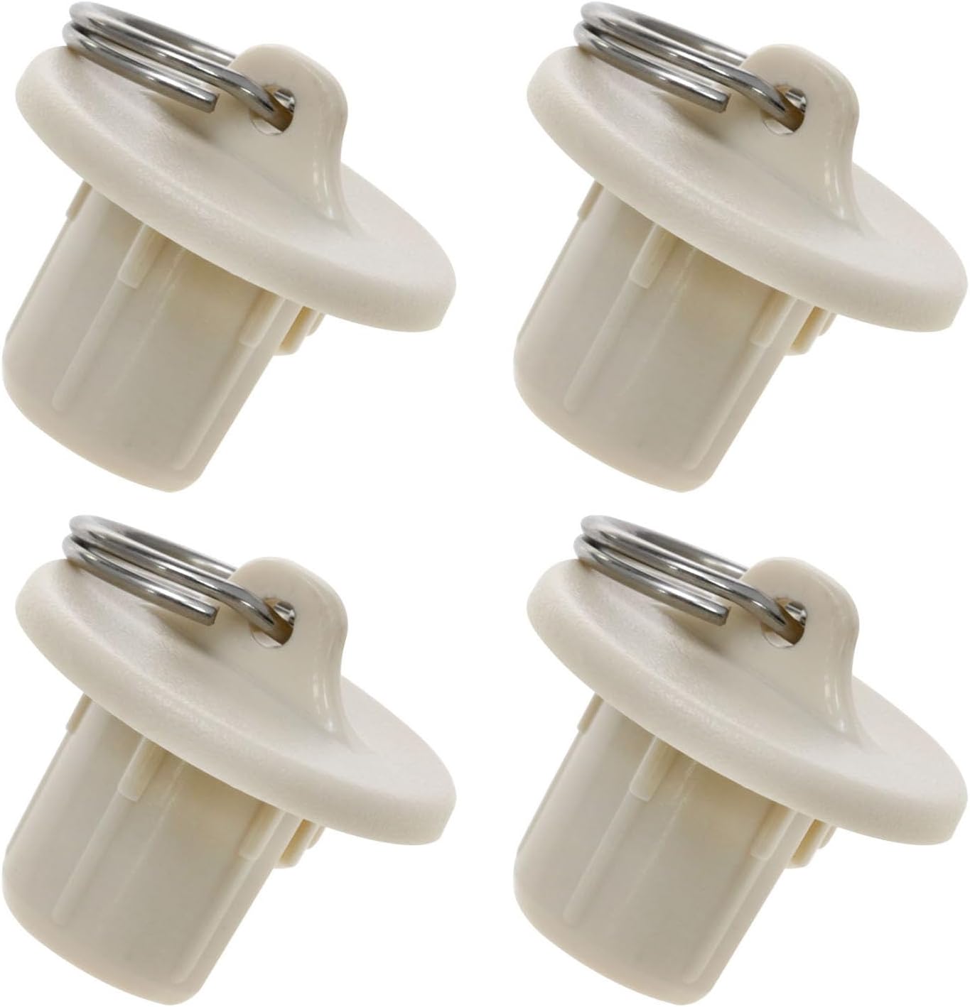 Lovelysp 4PCS Beige Outdoor Blinds Replacement Parts End Cap
