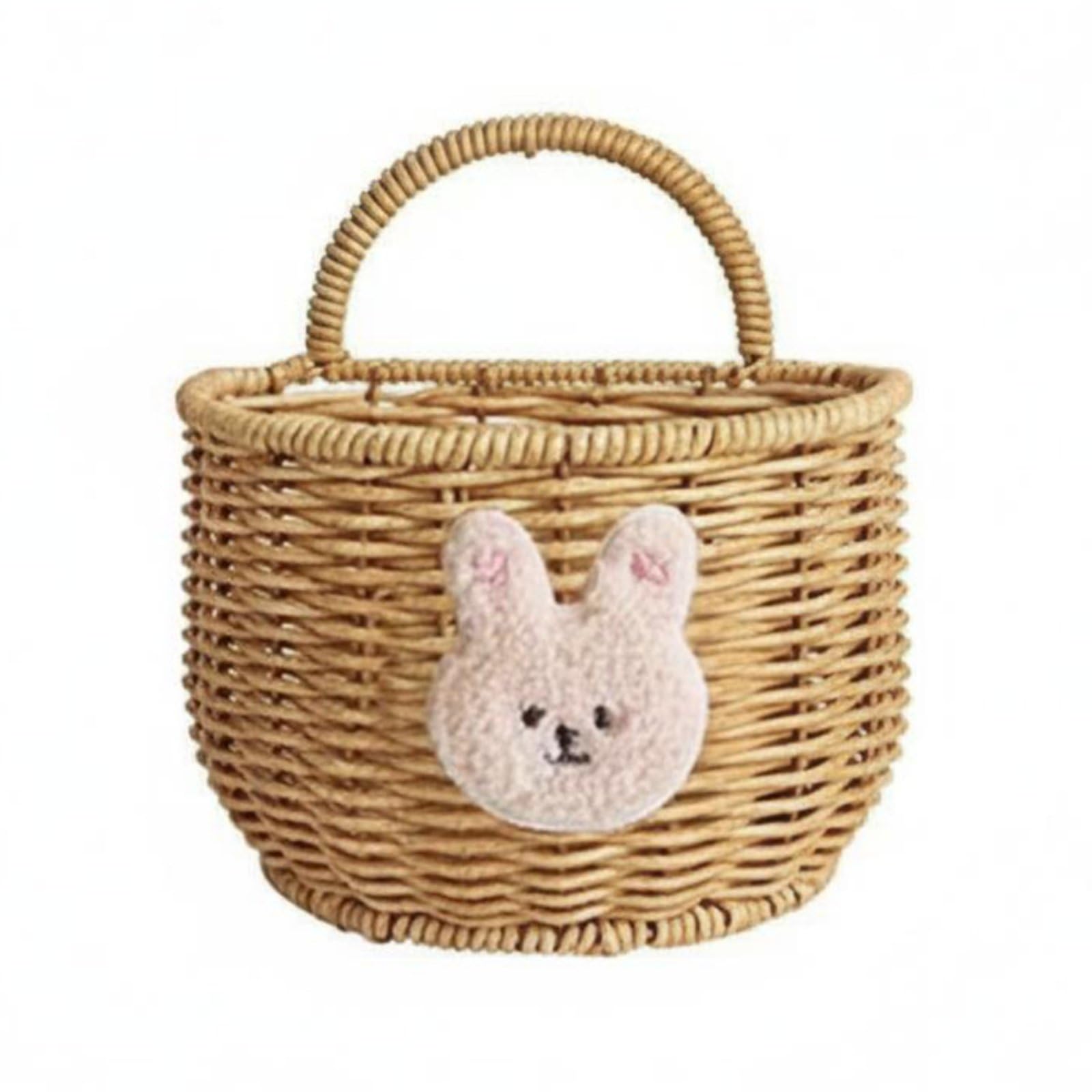 Easy to Hang Ginger Garlic Storage Basket Multi-Purpose Wall Mount Storage Basket Breathable Design Small Woven Organizer Lightweight for Students-image-25