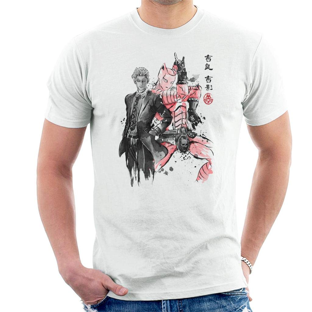 Killer Queen Sumie Jojos Bizarre Adventure Men's T-Shirt White