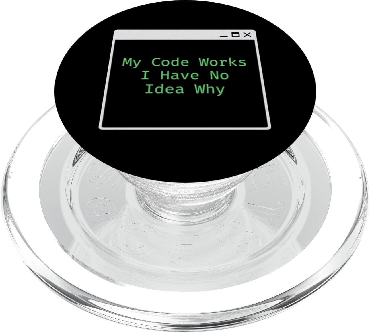 My Code Works I Have No Idea Why Software Engineer Coder PopSockets PopWallet for MagSafe