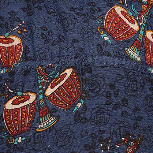 Image of Mine4Nine Women's Rayon A-Line Midi Casual Dress