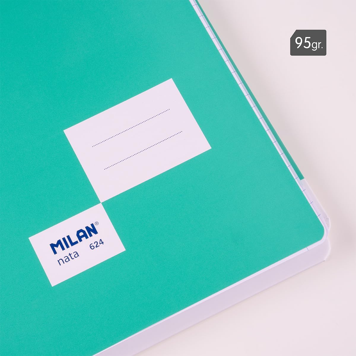 MILAN Pack of 3 A4 Hardcover Spiral Notebooks 80 Sheets White 95gsm Nata Collection 624 Since 1918