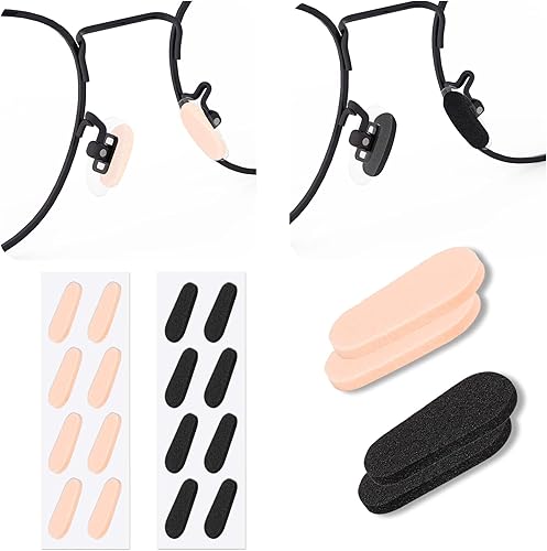 Miniatura 12 de Almohadillas de espuma suave para la nariz, autoadhesivas, antideslizantes, almohadillas de nariz gruesas para lentes, lentes de sol, 8 pares, 0.069