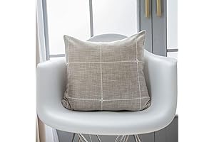 vctops 20x20 Vintage Lattice Decorative Cotton Linen Throw Pillow Covers