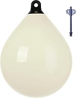 Vista 9 de Dan-Fender Guardabarros redondos de alta resistencia y boya marcadora – Parachoques de bola multiusos para barcos – Cuerda sólida que sostiene